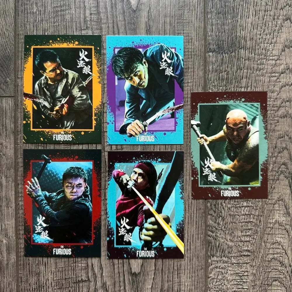 2026 The Furious Movie Promo Trading Cards Mini Poster Complete Full Set